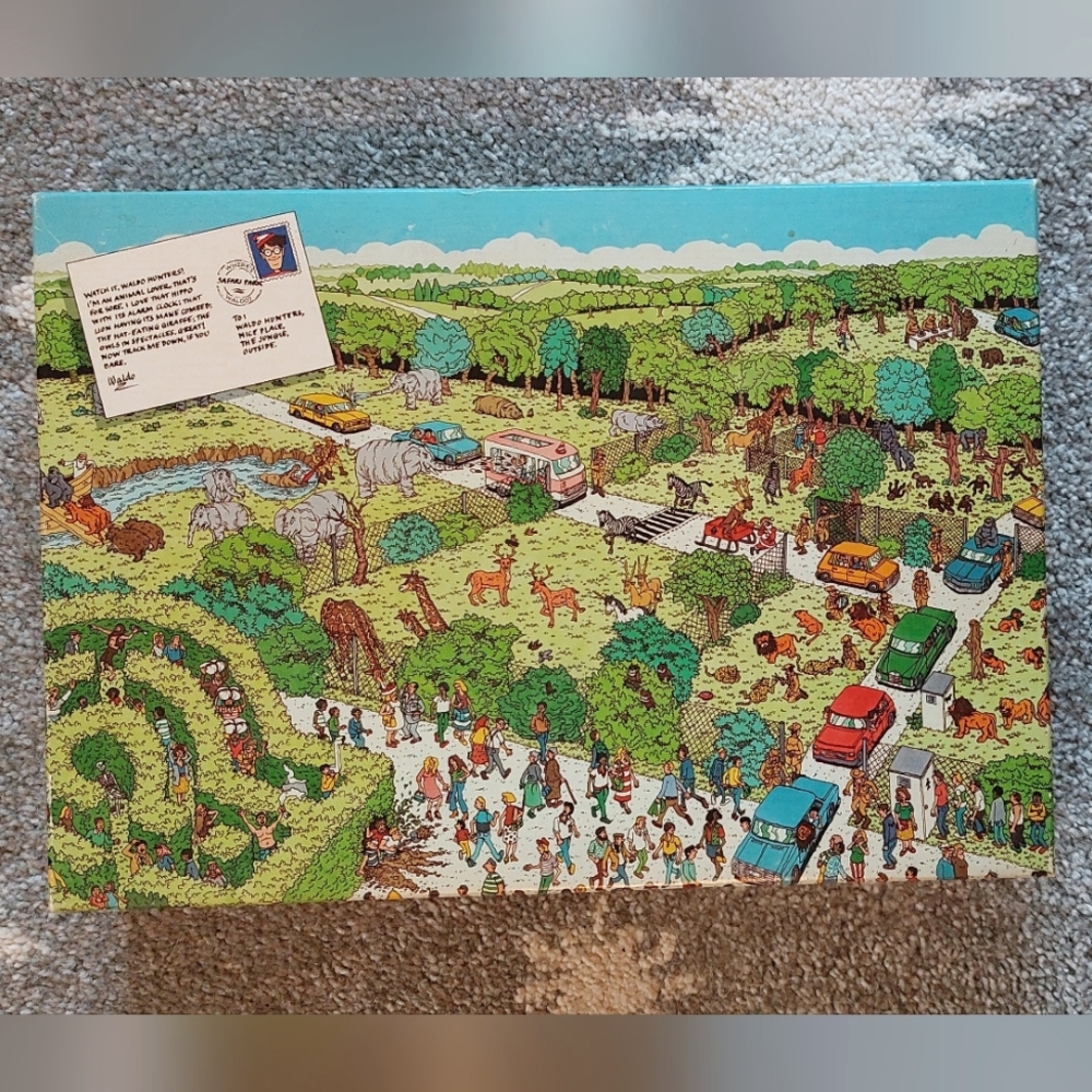 1989 Where's Waldo? Safari Park puzzle